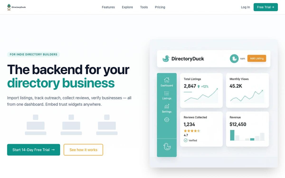 directoryduck.com: the backend for your directory business